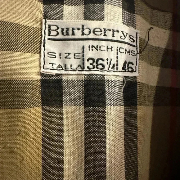 Burberry Vintage navy men’s jacket size L - Picture 13 of 15